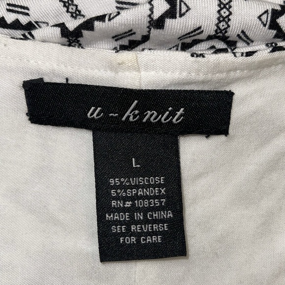 Layered U-Knit Sleeveless Maxi-Dress Large - Picture 7 of 7